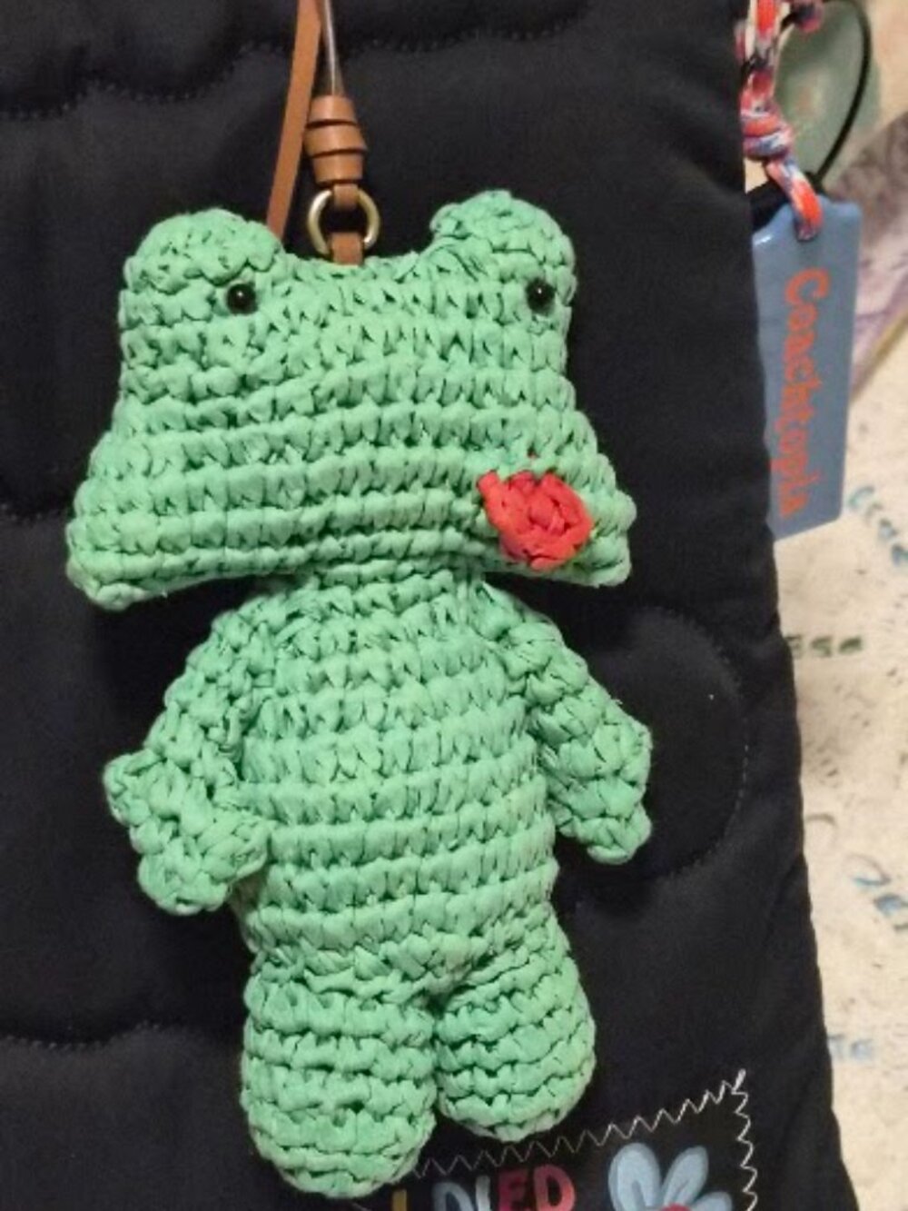 Coach Frog Bag Charm - CER56 - Picture 2 of 7